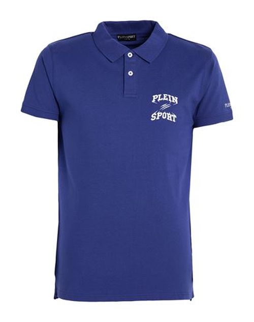 Swim Man Polo shirt Midnight blue Size L Polyester, Cotton
