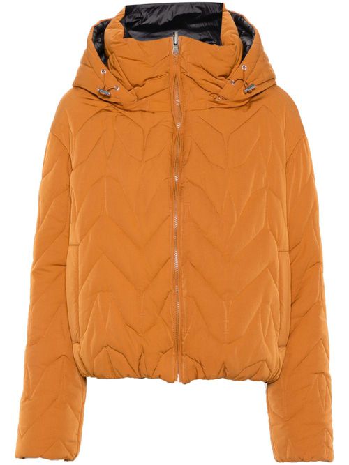 Matte puffer jacket - Brown