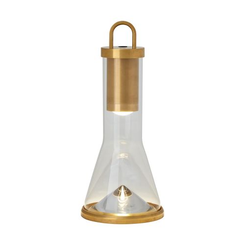 Natural Brass LED Table Lamp from the Kandella Collection
