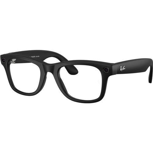 Ray - Ban Unisex Ray - Ban RW4012 Ray-Ban Meta Gen 2 Wayfarer 601SSB Optical frames Injected Black Transparent Squared Anti-blue light Anti-glare
