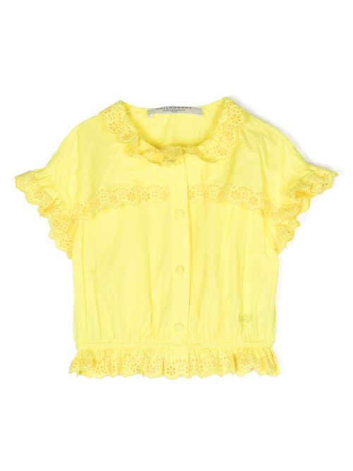 Philosophy Di Lorenzo Serafini Kids ラッフル シャツ - イエロー