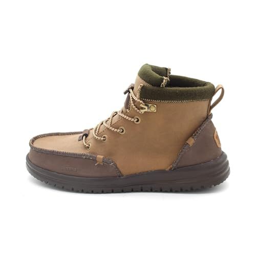 HEYDUDE Men's Bradley Classic Tumbled Nut