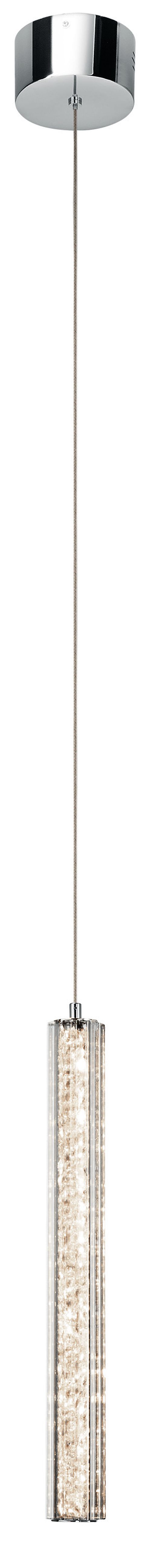 Chrome LED Mini Pendant from the Neruda Collection