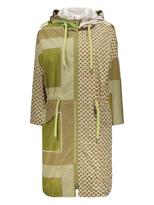 Mix-print jacket - Green