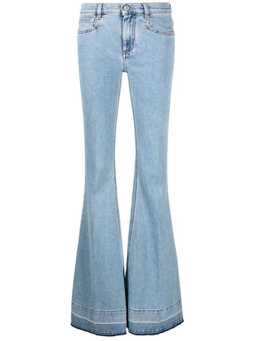 Mid-rise flared jeans - Blue