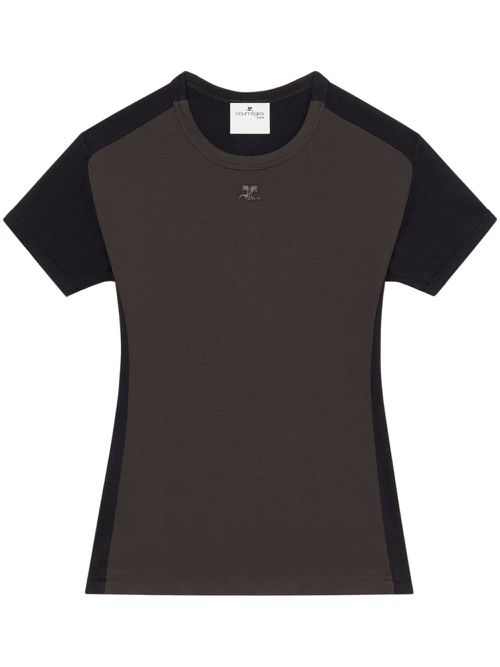 Contrast Frame cotton T-shirt - Black