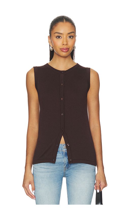 SNDYS AUGUST VEST トップ - Chocolate. XS. Also - L