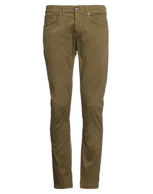 Man Pants Military green Size 31 Cotton, Elastane