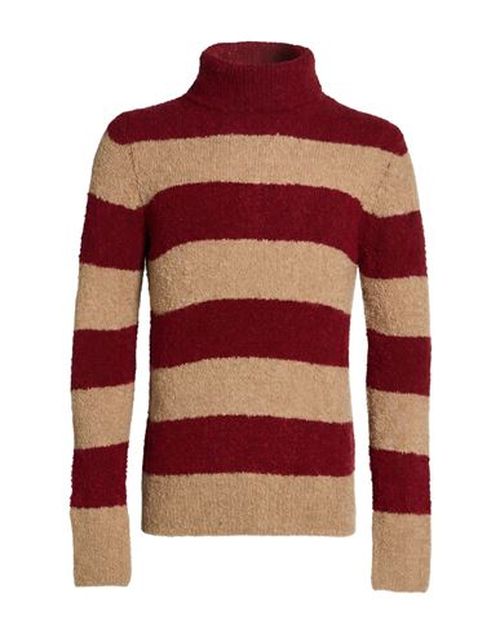 Man Turtleneck Red Size 38 Wool, Acrylic
