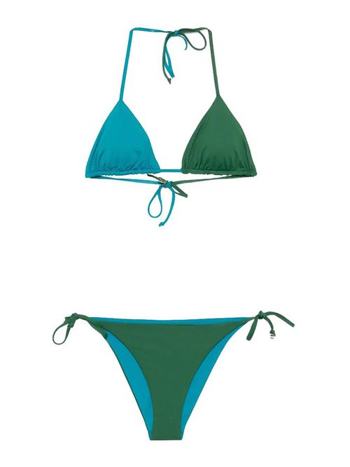 Two Tone Bikini Set