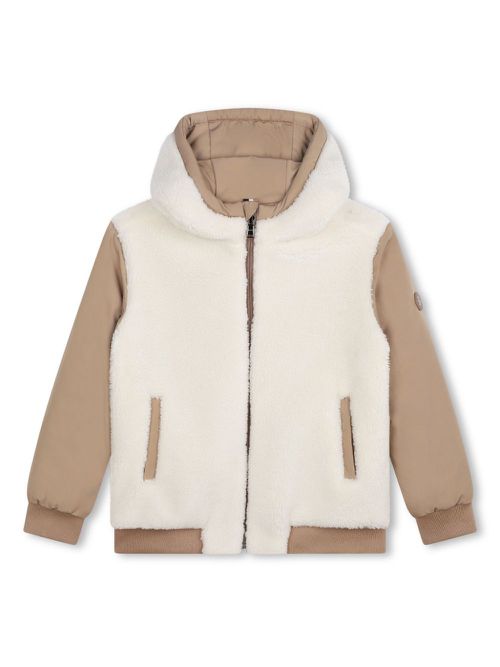 Reversible hooded jacket - Neutrals