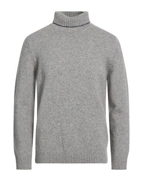 Man Turtleneck Light grey Size 42 Merino Wool