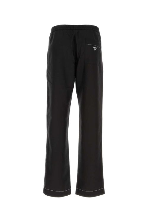 Black Silk Pyjama Pant