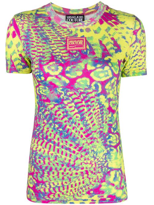 Printed cotton T-shirt - Pink