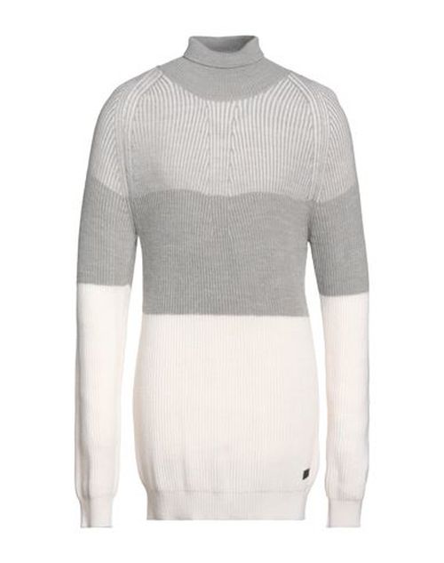 Man Turtleneck Pastel yellow Size M Wool, Acrylic, Mohair wool