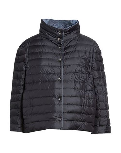 Woman Puffer Slate blue Size 4 Polyester