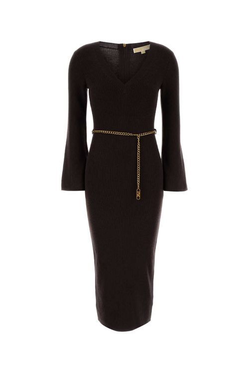Bell Dress — Brown