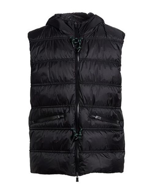 Man Vest Black Size 38 Polyamide