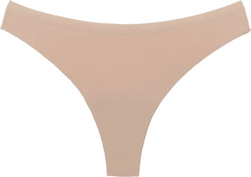 Snuggs Period Underwear Brazilian Light Tencel™ Lyocell Beige Menstrual Panties for Light Period