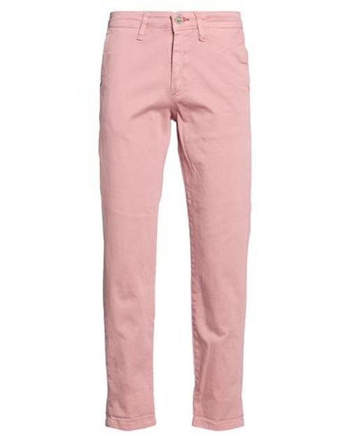 Man Pants Antique rose Size 26 Cotton, Elastane