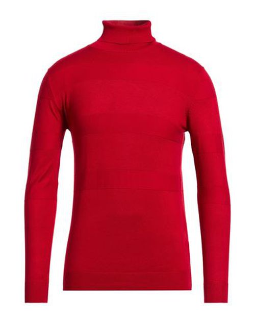 Man Turtleneck Red Size M Viscose, Nylon
