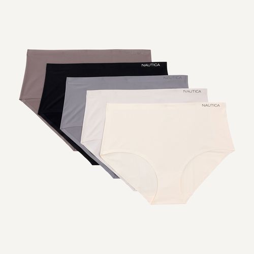 Womens Mid-Rise Brief, 5-Pack