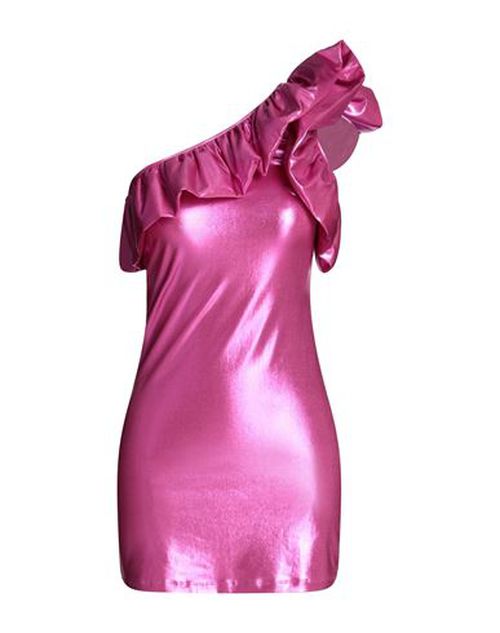 House Of Amen Woman Mini dress Fuchsia Size 6 Polyester, Polyurethane, Elastane
