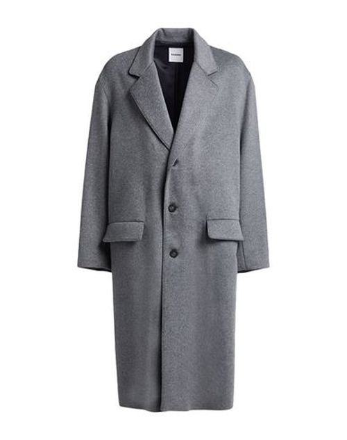 Man Coat Grey Size L Virgin Wool, Cashmere