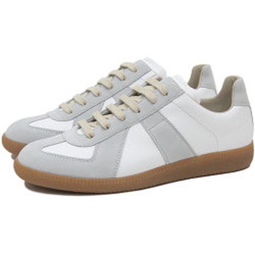 Replica suede and leather trainers