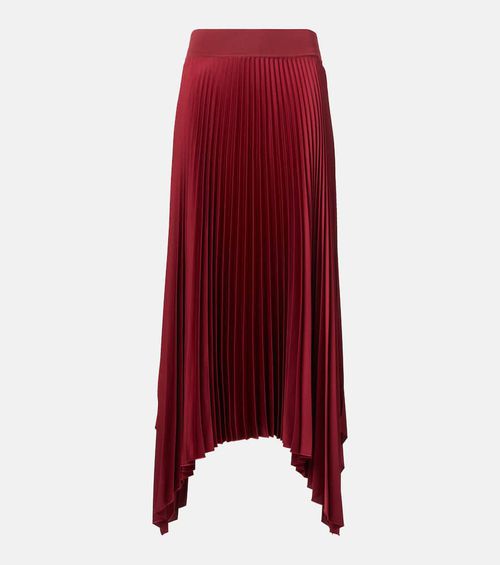 Ade plissé crêpe midi skirt