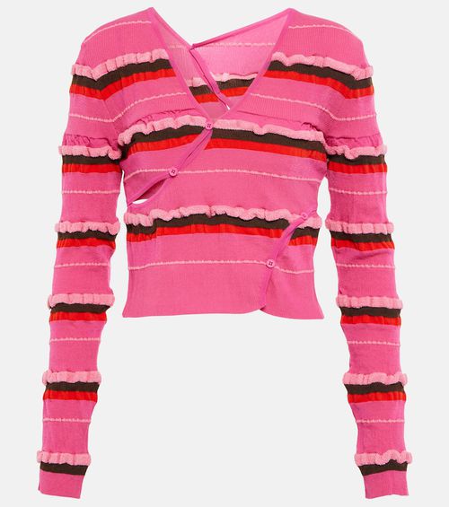 Le Cardigan Tordu cropped cardigan