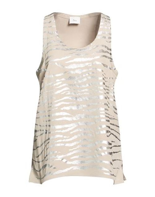 Woman Top Beige Size M Viscose
