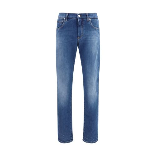 Slim Fit Stretch Denim Jeans — Blue