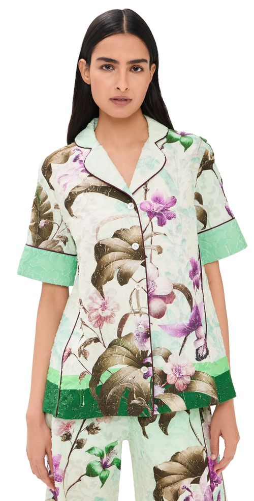 F. R.S For Restless Sleepers Bendis Top Wild Floral Verde