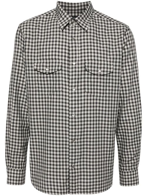 Western check shirt - Black