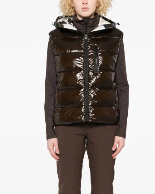 Namilia Ski Vest In Espresso Melange