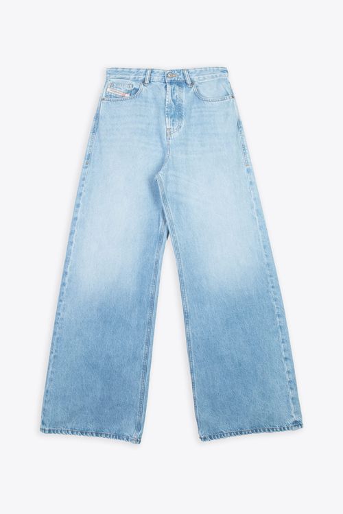 1996 D-sire L.30 Washed Light Blue Denim Baggy Pant - 1996 D-sire