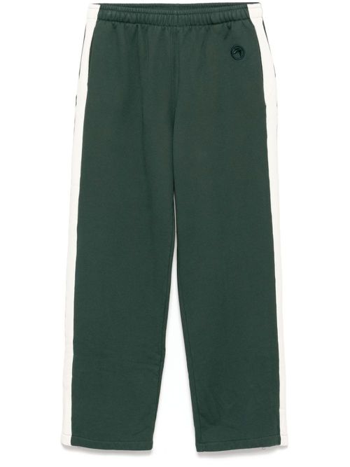Side-stripe track pants - Green