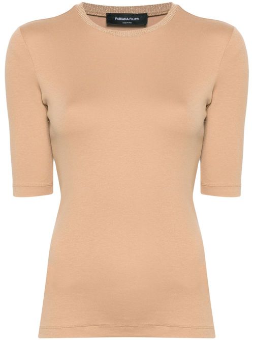 Jersey T-shirt - Brown