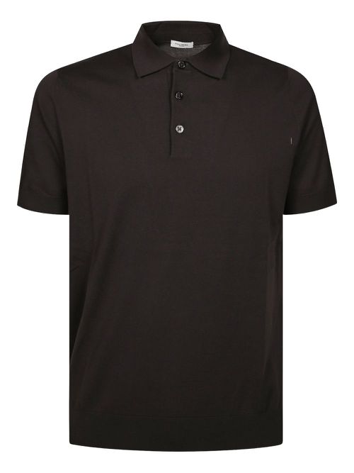 Paolo Pecora short-sleeved polo shirt - Brown