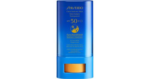 UV protection Shiseido Sun Care Clear Stick WetForce SPF 50+ 20 g
