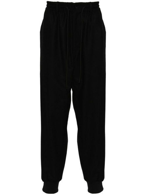 Tapered jogging trousers - Black