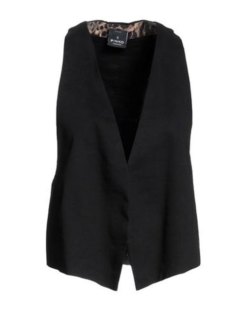 Woman Top Black Size L Linen, Viscose, Elastane
