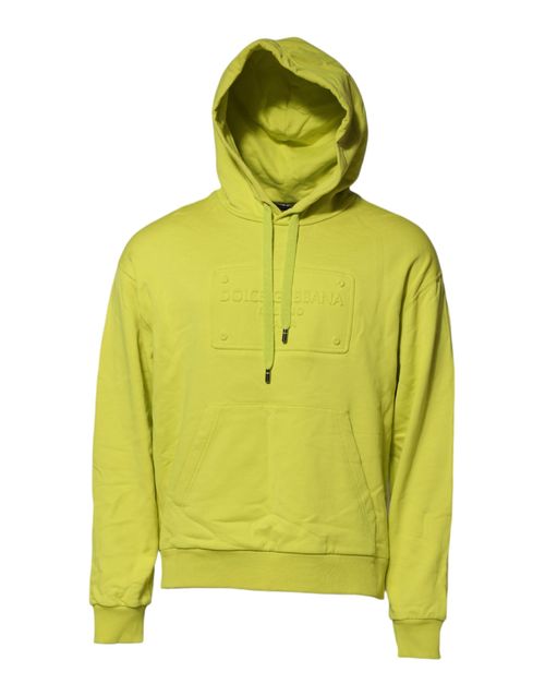 Cotton Logo Hoodie — Green