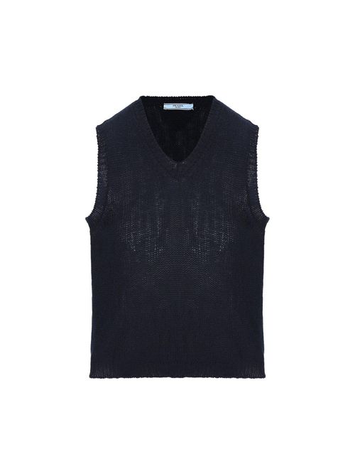 V-neck Knitted Vest