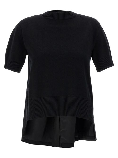 Black Patchwork sweater