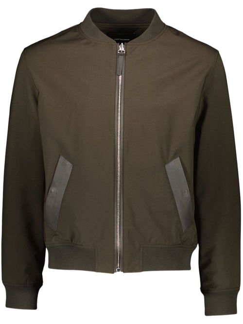Waterproof varsity jacket - Brown