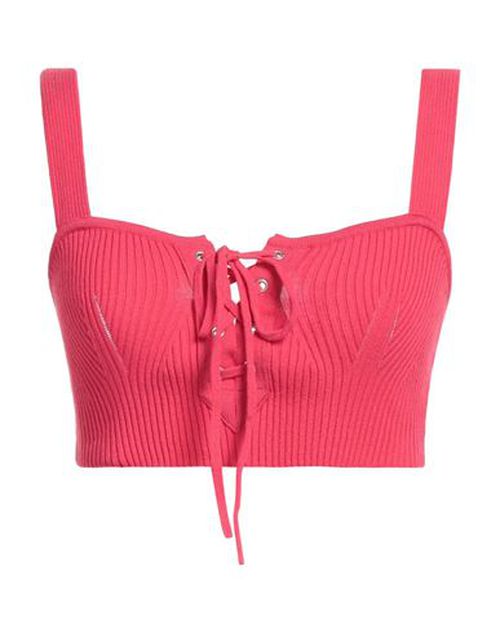 Msgm Woman Top Magenta Size XS Viscose, Polyester