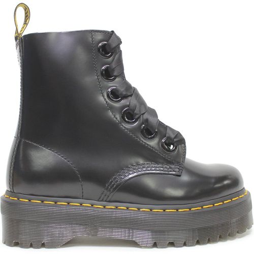 Dr. Martens Molly Full Grain Smooth Leather Women's Platform Boots