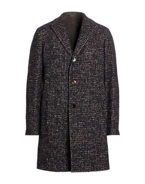 Man Coat Navy Size 40 Cotton, Mohair wool, Alpaca wool, Virgin Wool, Polyamide